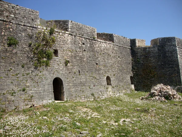 Fästningen av ali pasha, himara by, södra Albanien — Stockfoto