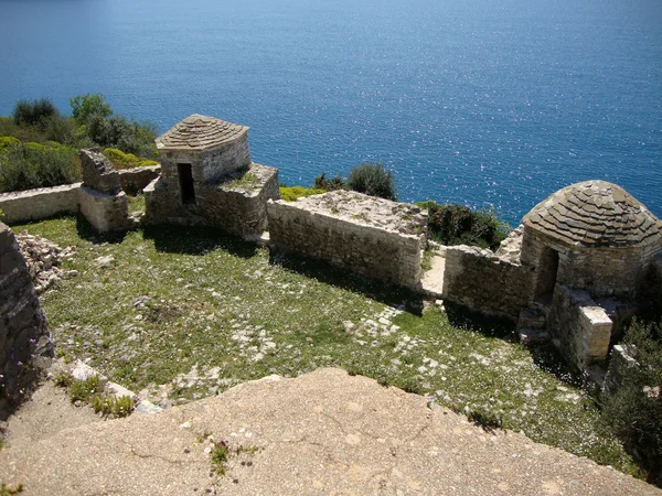 Ali Pasha Fort, pueblo de Heimara — Foto de Stock
