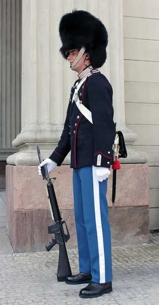Royal Danish Guardsman — Stock Photo, Image