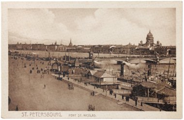 Petersburg Postcard clipart