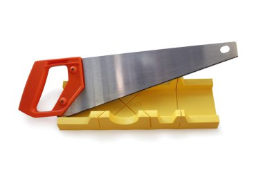 Miter-Box and Saw clipart