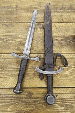 Medieval swords clipart