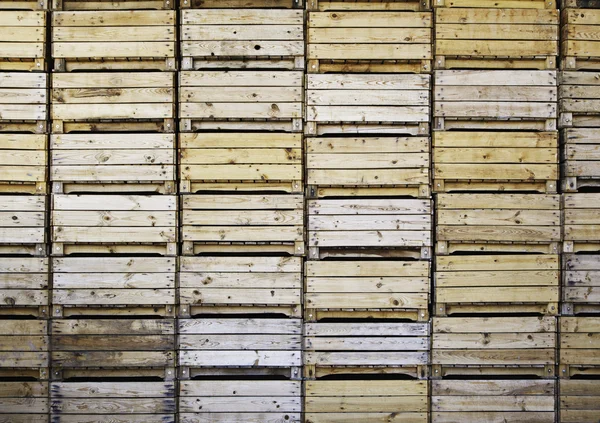 stock image Wooden boxes for fruit