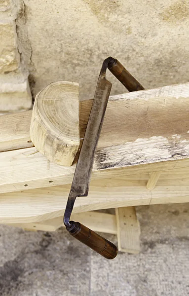 Деревянный инструмент — стоковое фото
