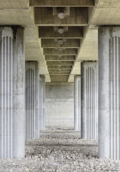 stock image Columns of a bridge