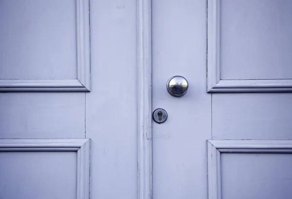 Old blue door — Stock Photo, Image