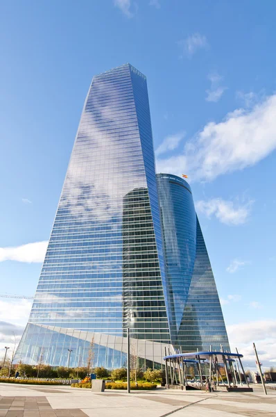 Cuatro Torres Área de Negócios, Madrid — Fotografia de Stock
