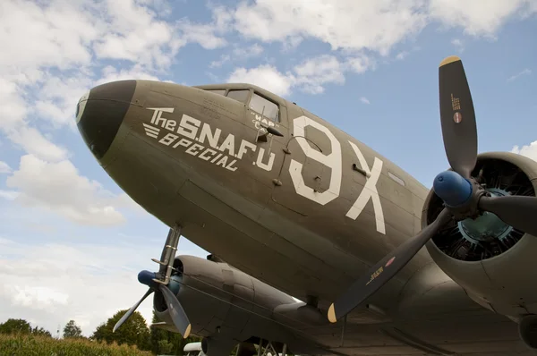 Vecchio aereo da guerra — Foto Stock