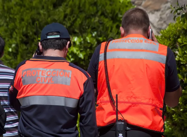 stock image Civil protection agents