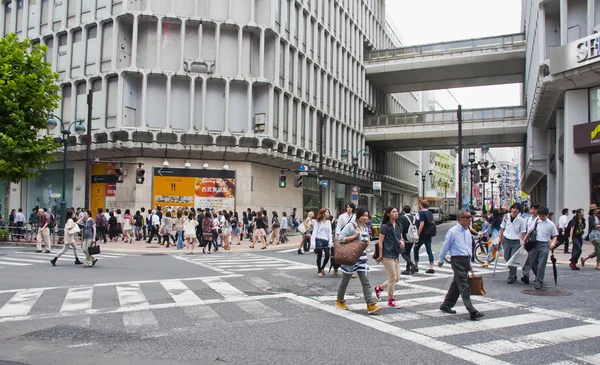 Distrito de Shibuya em Tóquio, Japão — Fotografia de Stock