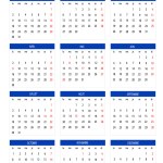 2012 year calendar template Stock Vector Image by ©Nikonas #7635430