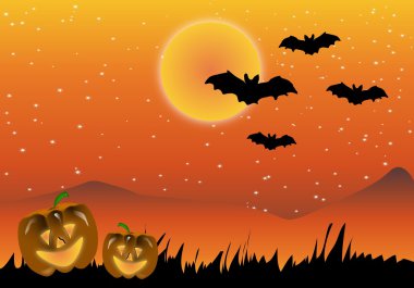 Halloween background clipart