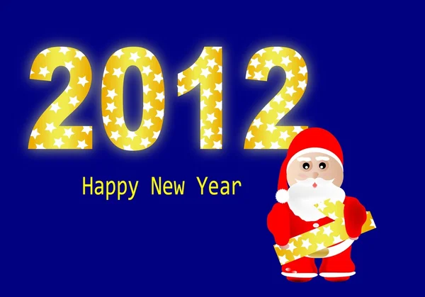 Feliz Año Nuevo 2012 — Vector de stock