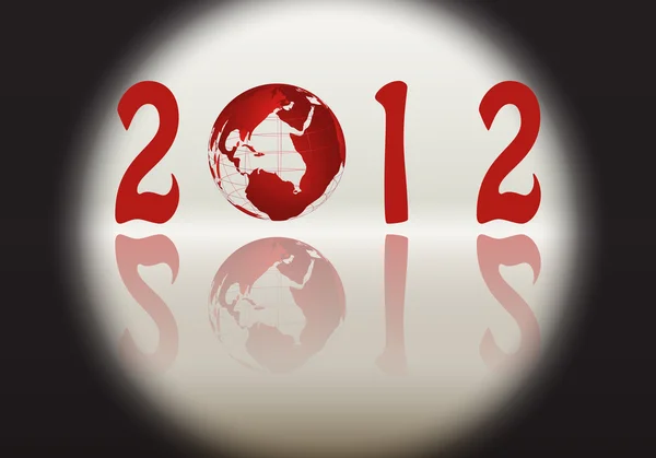Nouvel An 2012 — Image vectorielle