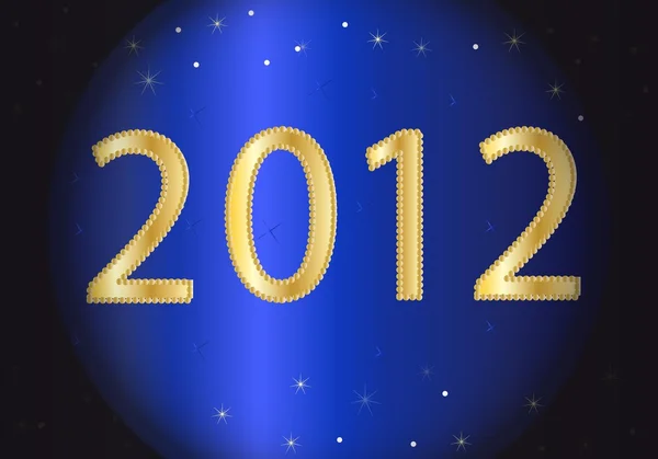 Новый 2012 год — стоковый вектор