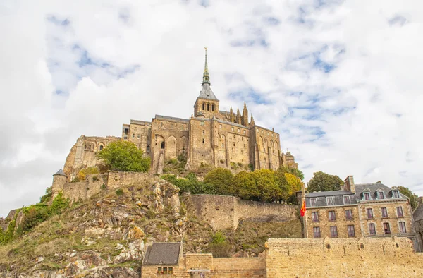 Le Mont Saint Michel, Franciaország — Stock Fotó