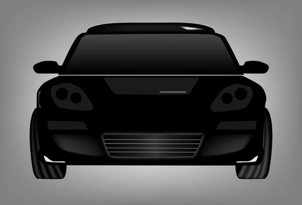 Czarny samochód — Wektor stockowy