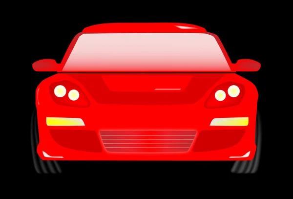 Auto rossa — Vettoriale Stock