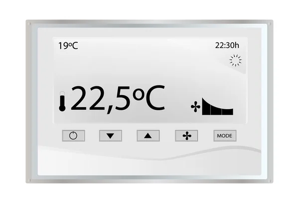 Teploty termostat — Stockový vektor