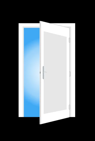 Дверь открыта — стоковый вектор