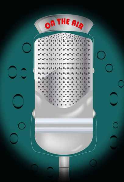 stock vector Retro Microphone