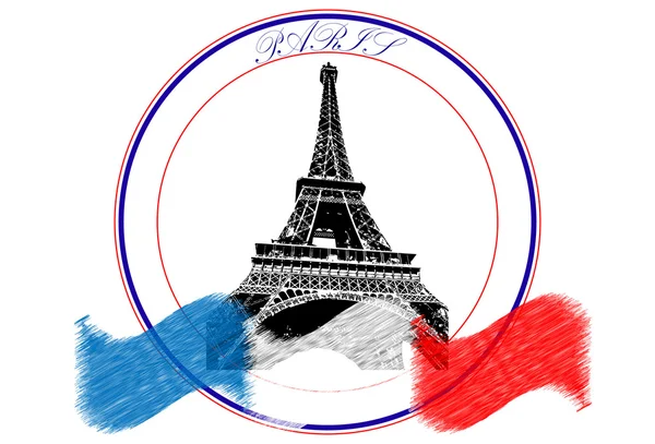 巴黎徽标 — 图库矢量图片