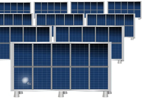 Solar panels — Stock Vector