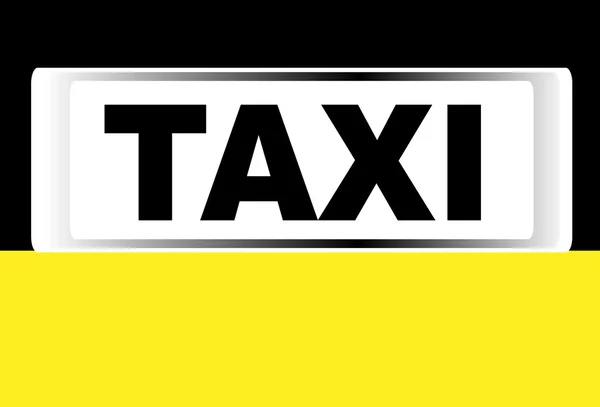 Symbole de taxi — Image vectorielle