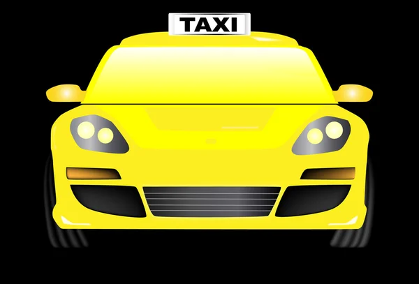 Иллюстрация такси — стоковый вектор