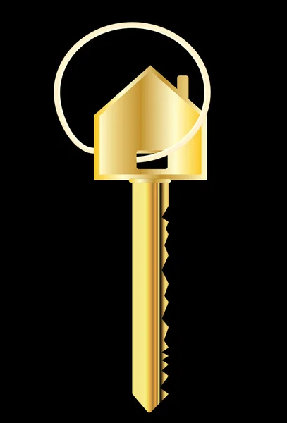 stock vector Key of house