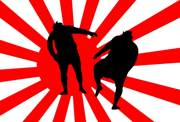 高日本の国旗 — ストックベクタ
