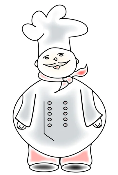 Disegno di uno chef — Vettoriale Stock