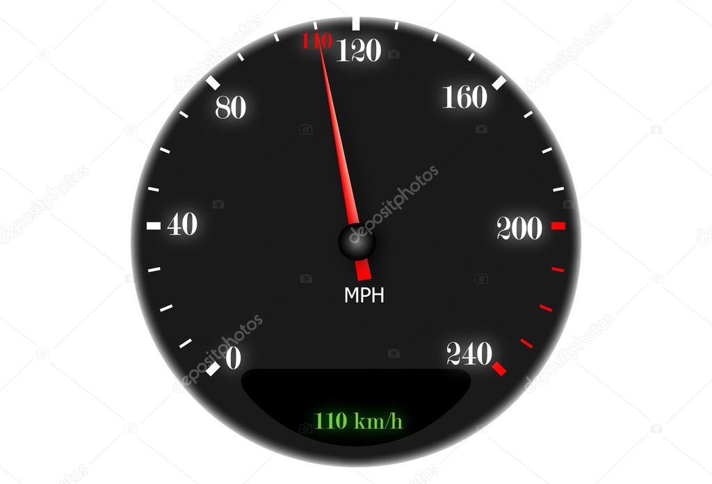 Speedometer to 110 km / h