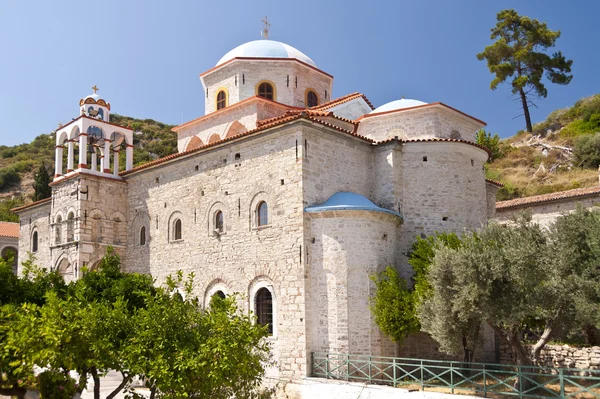 Православная церковь на Самосе — стоковое фото