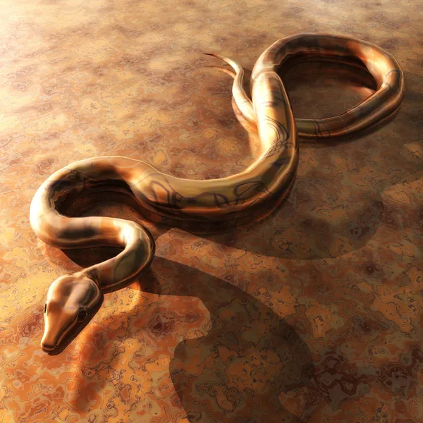 Змія ілюстрація — стокове фото