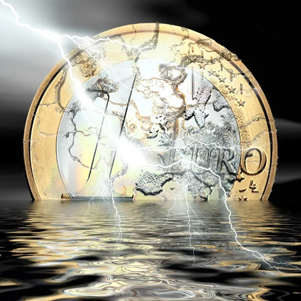 Crise do euro — Fotografia de Stock