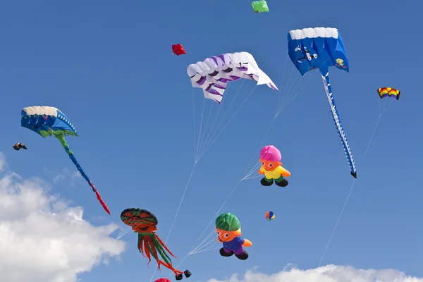 Kite Festval en St. Peter-Ording, Alemania — Foto de Stock