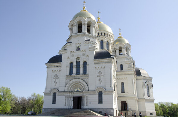An army of Holy Ascension Cathedral in Novocherkassk - Orthodox church and a historic monument of the Don Cossacks