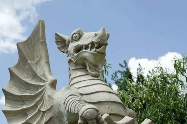 stock image Dragon sculpture