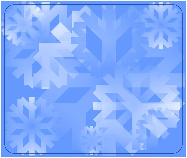 Snow flake background — Stock Photo, Image
