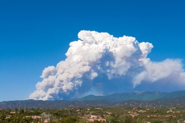 Yangın, sangre de cristo mtns. Santa fe, new mexico, ABD