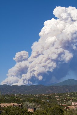 Yangın, sangre de cristo mtns. Santa fe, new mexico, ABD