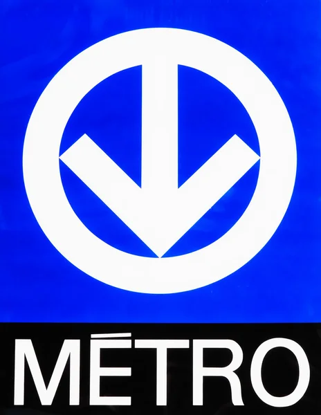 Montreal Metro (subway) sign