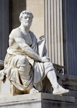 Vienna - Tacitus statue for parliament clipart