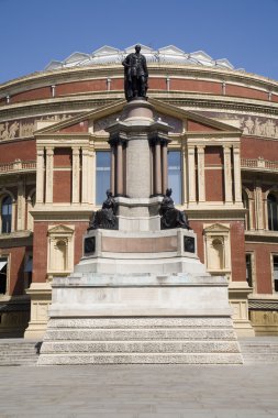 London - Albert hall and Albert memorial clipart