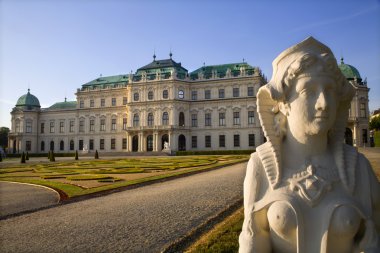 Vienna - sphinx from Belvedere palace clipart