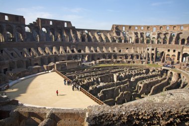 Rome - colosseum interior clipart