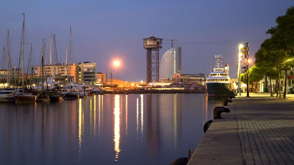 Barcelona - waterfront in morning — Stock Photo, Image