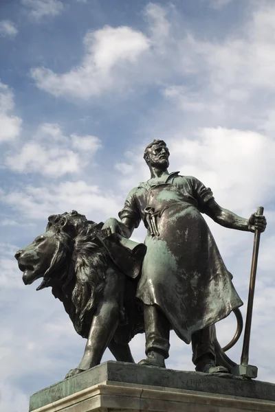 London - victoria anıt heykeli — Stok fotoğraf