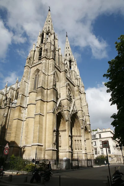 Parigi - St. Clothilde chiesa gotica — Foto Stock